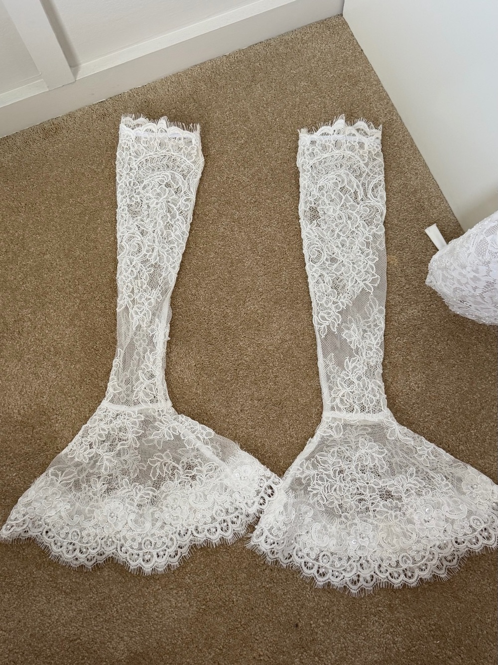 White Lace Corset Mini Dress - Picture 5 of 11